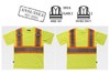 Camiseta alta visibilidad homologada manga corta amarillo A.V./naranja A.V.
