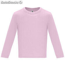 Camiseta baby manga larga t/18 meses rosa claro ROCA72033748 - Foto 2