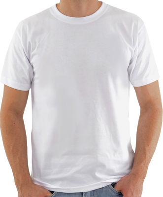 camiseta branca malha poliester