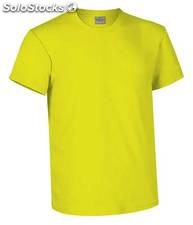 Camiseta clásica 100% poliester. Colores fluor.