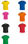 camiseta colores infantil 35 gr - Foto 2