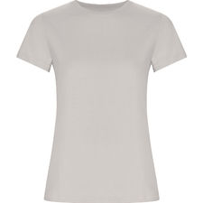 Camiseta entallada de manga corta en Algodón Orgánico. Cuello redondo