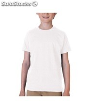 Camiseta infantil blanca en oferta