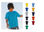 Camiseta infantil para niños colores - 1