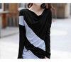 Camiseta jersey rayas moda mujer chica temporada primavera mod. ECLIPSE Negro XL