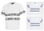 Camiseta manga corta blanca con cintas reflectantes - 1
