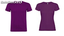 camiseta manga corta lila morado