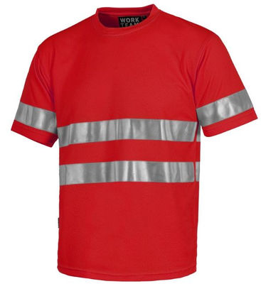 Camiseta manga corta roja con cintas reflectantes - Foto 2