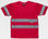 Camiseta manga corta roja con cintas reflectantes - Foto 3