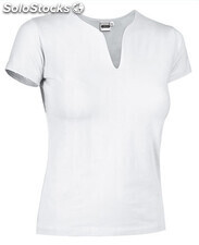 Camiseta mujer ajustada cuello lágrima Cancun