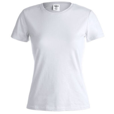 Camiseta Mujer Blanca Algodón 150gm2