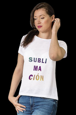 Camiseta mujer especial para sublimación 100% poliéster Belice