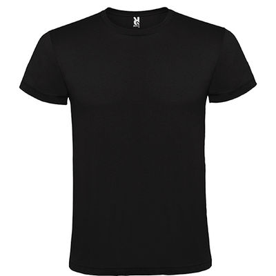 Camiseta negra manga corta 150 gr algodón 100% - Foto 2