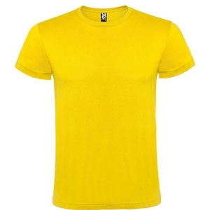 Camiseta niño algodon amarillo