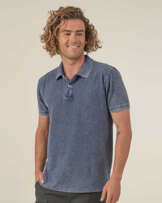 Camiseta Polo Hombre - Men&#39;s S/Slv Washing Polo T - Shirt (27228)
