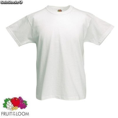 Camiseta promocional hombre Original Fruit of the Loom m/c blanco