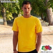 Camiseta promocional hombre Valueweight Fruit Of The Loom m/c color