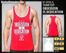 Camiseta sin mangas - obsession is dedication