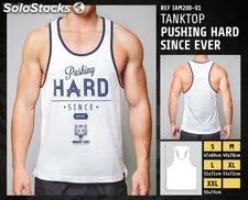 Camiseta sin mangas - Pushing hard since ever