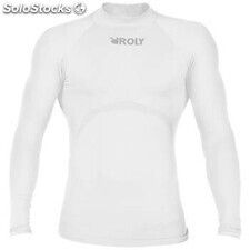 Camiseta termica best m/l t/xs-s blanco logo roly ROCA03617001LR - Foto 3