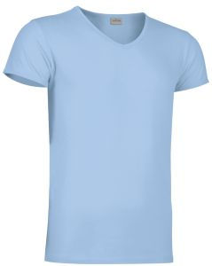 Camiseta Tight elástica cuello pico 90% algodón 10% elastano - Foto 2