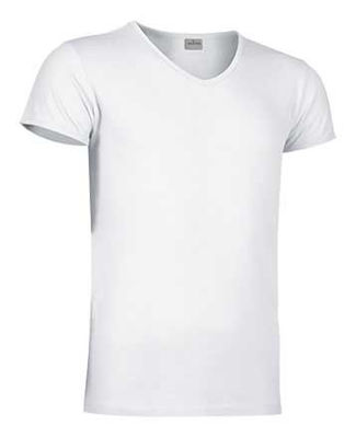 Camiseta Tight elástica cuello pico 90% algodón 10% elastano - Foto 3