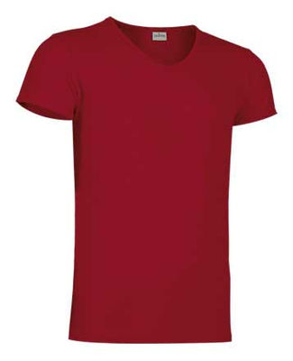 Camiseta Tight elástica cuello pico 90% algodón 10% elastano - Foto 5