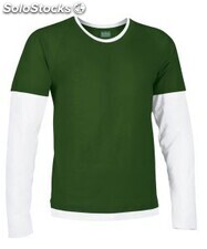 Camiseta únisex bicolor manga larga 100% algodón Denver