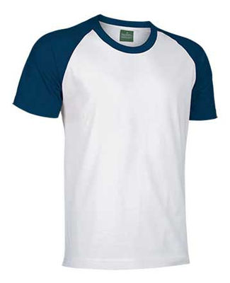 Camiseta únisex bicolor manga ranglan 100% algodón Caiman