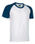 Camiseta únisex bicolor manga ranglan 100% algodón Caiman - 1