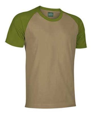 Camiseta únisex bicolor manga ranglan 100% algodón Caiman - Foto 4