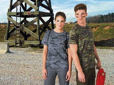 Camiseta únisex camuflaje pixelado 100% algodón Soldier - Foto 2