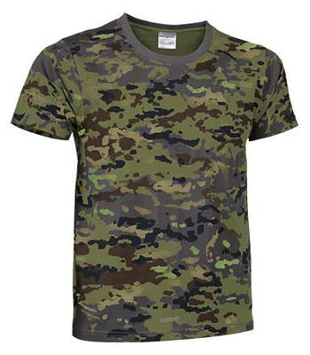Camiseta únisex camuflaje pixelado 100% algodón Soldier - Foto 3