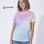Camiseta unisex con estampado multicolor efecto arcoíris - 1