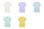 Camiseta unisex en colores pastel - 1
