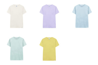 Camiseta unisex en colores pastel