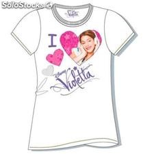 Camiseta Violetta (Blanco)