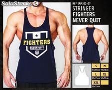 Camisetas sin Mangas - Fighters never quit