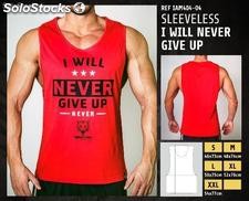 Camisetas sin Mangas - i will never give up