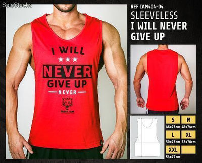Camisetas sin Mangas - i will never give up