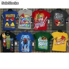 Camisetas Superheroes de niños ( lote de 72)