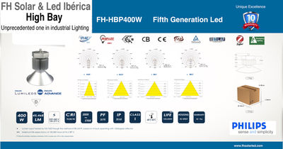 Campainha Iluminação Led Industrial 27W a 400W Philips High Bay - Foto 5