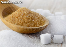 Caña de azúcar blanca refinada, azúcar icumsa 45 de Brasil, azúcar de remolacha