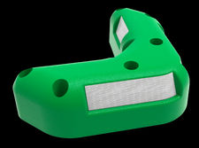 Canalizador vial bumerang amarillo o verde de 14 cm de alto con 05 reflejantes