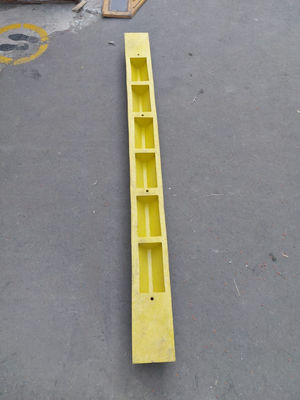 Canalizador vial bus-trolebus con ahorradores amarillo de 180 cm de largo - Foto 5