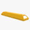 Canalizador vial en polietileno amarillo o verde 81 cm largo con hito 66 cm alto - Foto 4