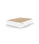 Canape abatible Line de Sonpura madera acabado blanco tapa tapizada., Medidas - - Foto 2