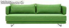 Canapé-lit de trois place en coton et polyamide, sofa bedda