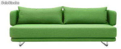 Canapé-lit de trois place en coton et polyamide, sofa bedda