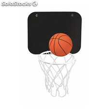 Canasta PVC con tablero en varios colores y pelota mini basquet incluida